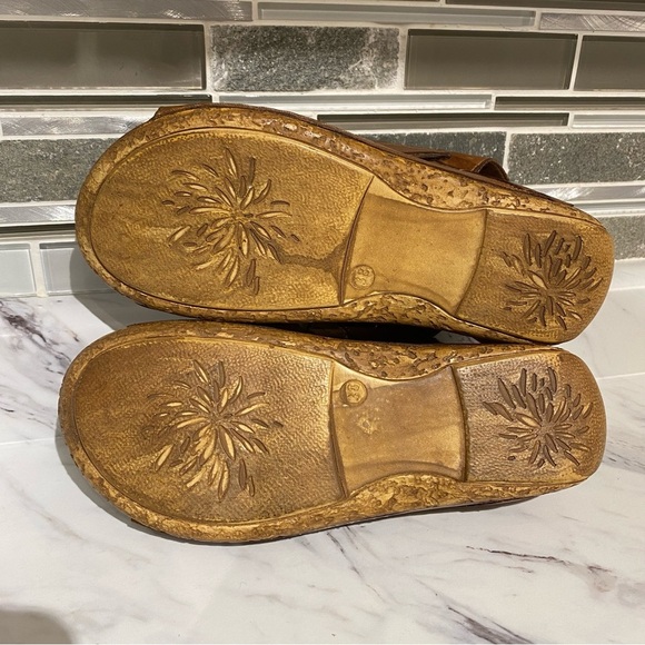 Volks Walkers sandals leather cork wedges handmade - Picture 9 of 12